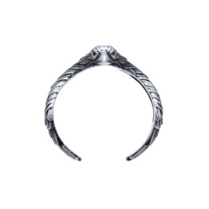 Solid Sterling Silver American Eagle Flying Motif Wrap Ring