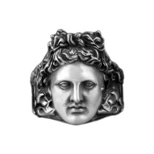 Solid Sterling Silver Greek Mythology the God Apollo Ring