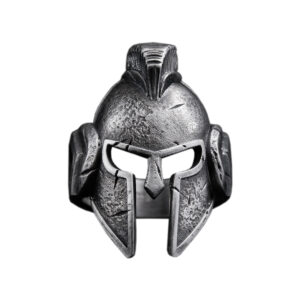 Solid Sterling Silver Greek Mythology Spartan Warrior Ring