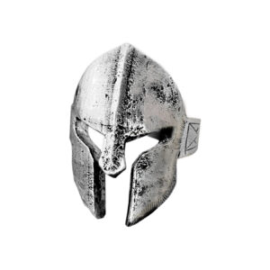 Solid Sterling Silver Greek Mythology Spartan Warrior Ring