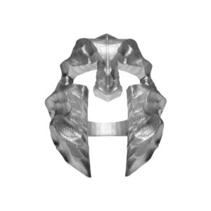 Solid Sterling Silver Greek Mythology Spartan Warrior Ring