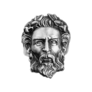 Solid Sterling Silver Greek Mythology the God Zeus Ring