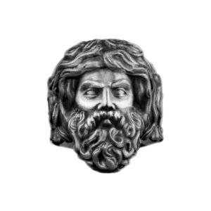Solid Sterling Silver Greek Mythology the God Zeus Ring