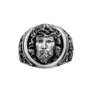 Solid Sterling Silver the Jesus Christian's Faith Ring