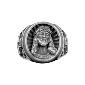 Solid Sterling Silver the Jesus Christian's Faith Ring