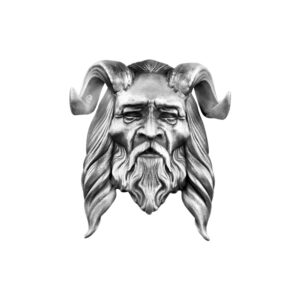 Solid Sterling Silver Greek Mythology Satyr, The God Pan, Faun Ring