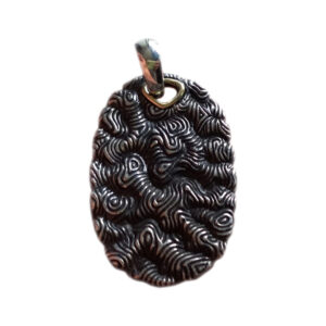 David Yurman Sterling Silver Natural Collection Corelle Dog Tag Pendant