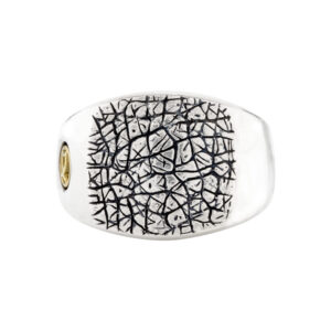 David Yurman Sterling Silver Natural Collection Rhinoceros Ring