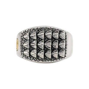 David Yurman Sterling Silver Natural Collection Alligator Ring